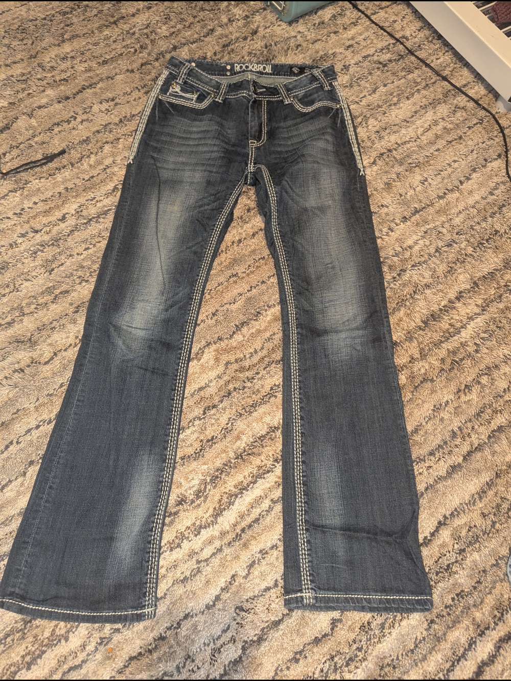 Rock & Roll Dark Blue Women’s Bootcut Jeans